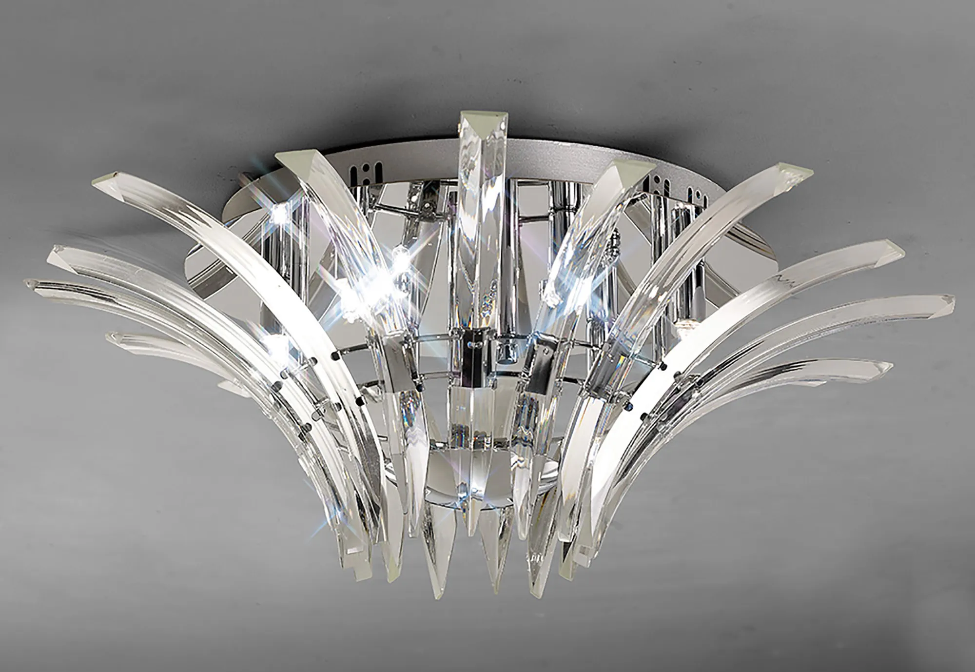 Sinclair Crystal Ceiling Lights Diyas Flush Crystal Fittings Sinclair Crystal Ceiling Lights Diyas Flush Crystal Fittings